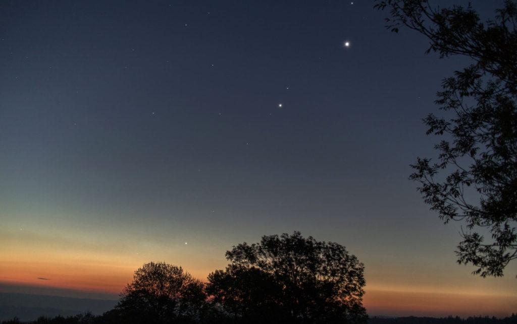 Sternenlichtspaziergang - Morgenhimmel Ekliptik